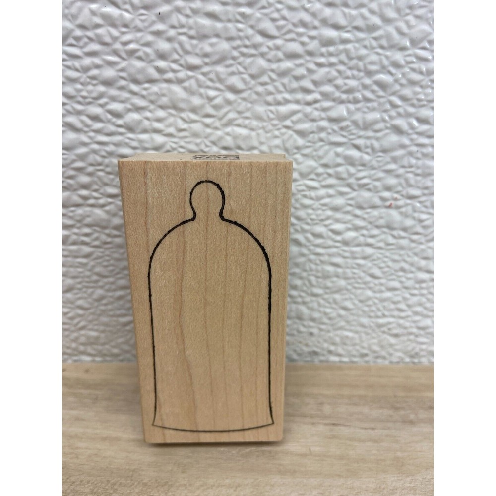 Memory Box Garden Cloche Wood Mounted Rubber Stamp